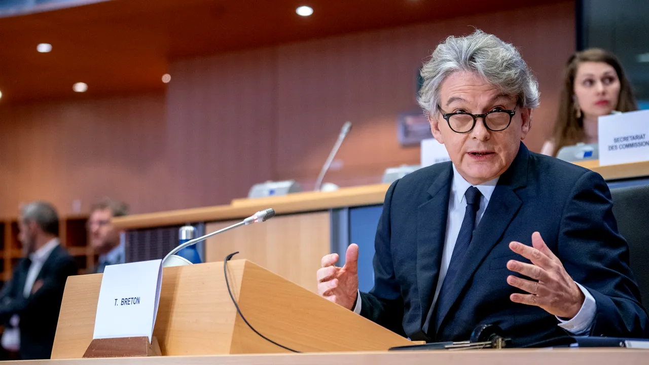 Comisarul pentru piaţa internă Thierry Breton vine în România