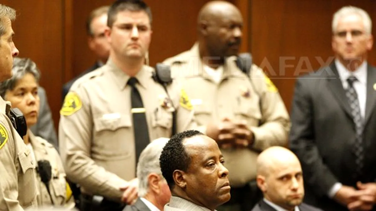 Sentinţa în cazul doctorului lui Michael Jackson: Conrad Murray a fost condamnat la patru ani de închisoare