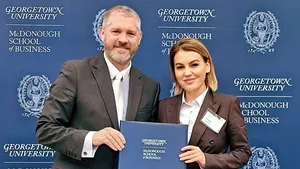 COMUNICAT Romina Gingașu finalizează un program special în Leadership la Georgetown University din Washington D.C., în colaborare cu Mannheim University din Germania