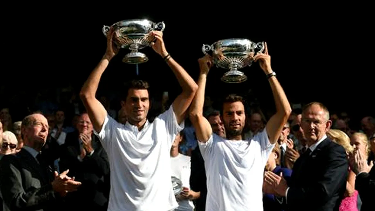 Tenis: Perechea Tecău/Rojer, deţinătoarea titlului, a fost eliminată în primul tur de la Wimbledon