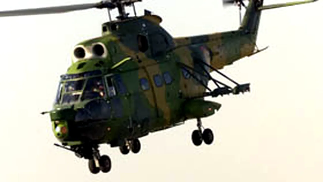 Elicopter prăbuşit în judeţul Argeş