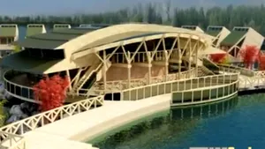 Prima staţiune lacustră din România. Cât va costa cazarea la bungalow - VIDEO