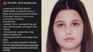 Tânără dispărută din Capitală, căutată la nivel național. Bucureștenii au primit RO-Alert