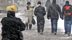 În majoritatea localităţilor din judeţul Harghita a nins