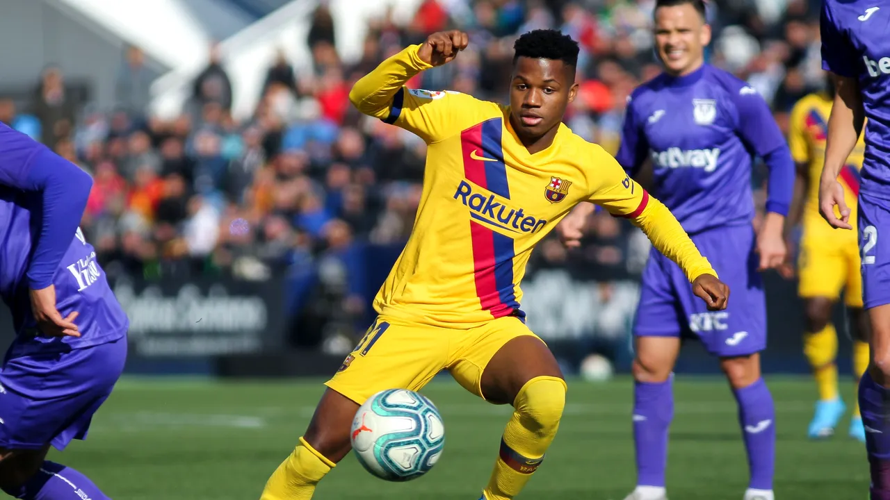 Ansu Fati, jucătorul Barcelonei, a devenit cel mai tânăr marcator din istoria Ligii Campionilor