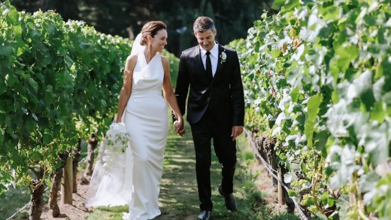 Fostul premier al Noii Zeelende, Jacinda Ardern, s-a căsătorit