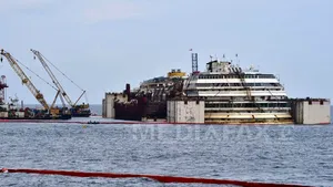 Ultima călătorie a navei Costa Concordia, înainte de a fi dezmembrată - VIDEO