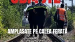 Pericol pe calea ferată de pe litoral. Obiecte puse intenționat pe șine