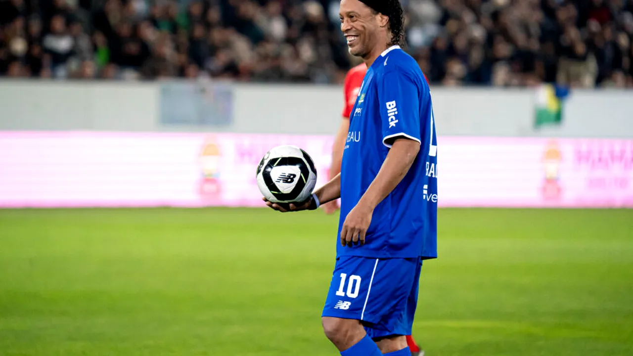 Ronaldinho revine pe teren la 46 de ani și visează la golul 300 al carierei