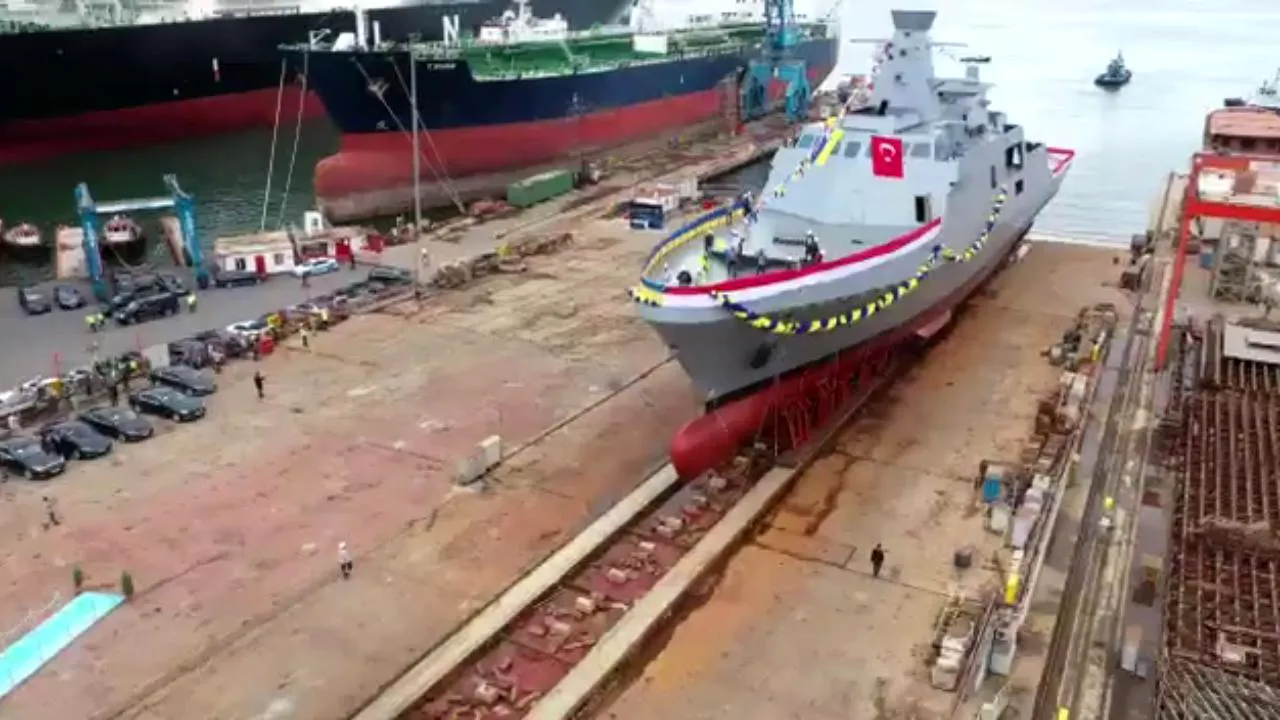 Marina ucraineană are o nouă navă de război. Arma împotriva submarinelor a fost lansată în Turcia

