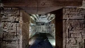 Descoperire rară în Mexic: Arheologii au descoperit un mormânt vechi de 1.400 de ani, decorat cu fresce și simboluri ale morții