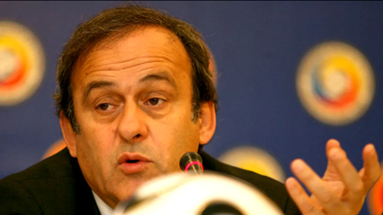 Platini vrea să interzică transferurile fotbaliştilor sub 18 ani