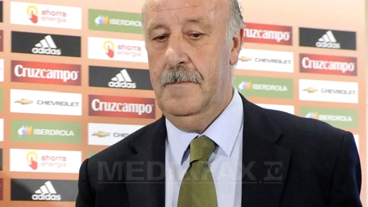 Del Bosque va antrena naţionala Spaniei până la Cupa Mondială din 2014