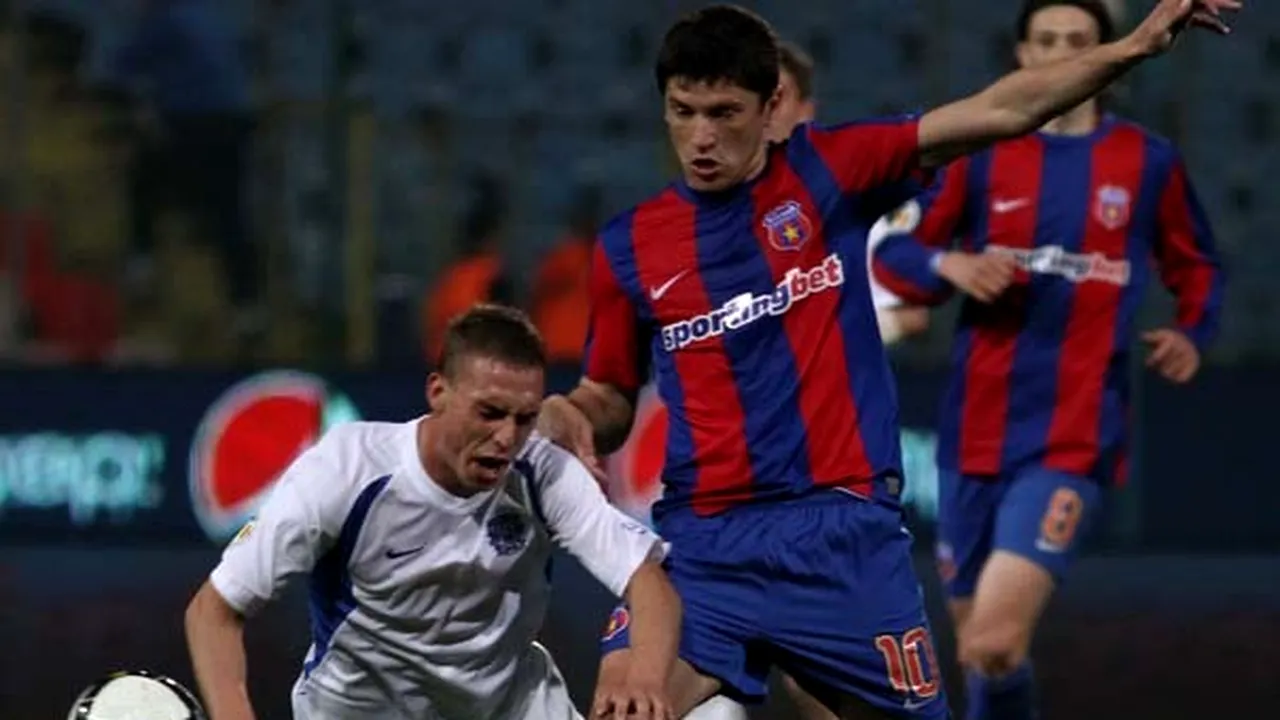Steaua Bucureşti - Poli Iaşi, scor 2-1, în Liga I