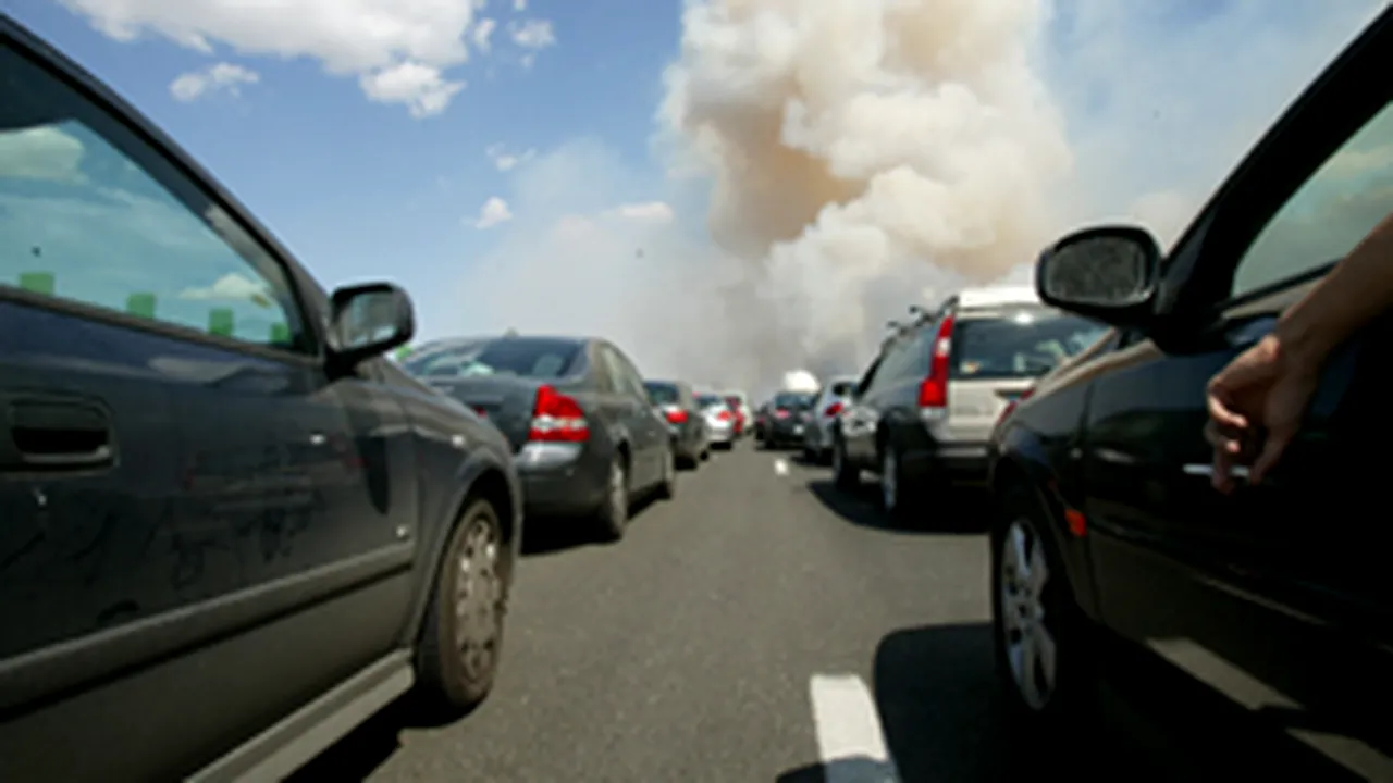 Trafic îngreunat pe Autostrada Bucureşti Piteşti