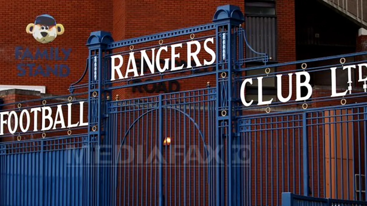 Glasgow Rangers, exclusă din prima ligă scoţiană. Ce se va întâmpla cu Goian