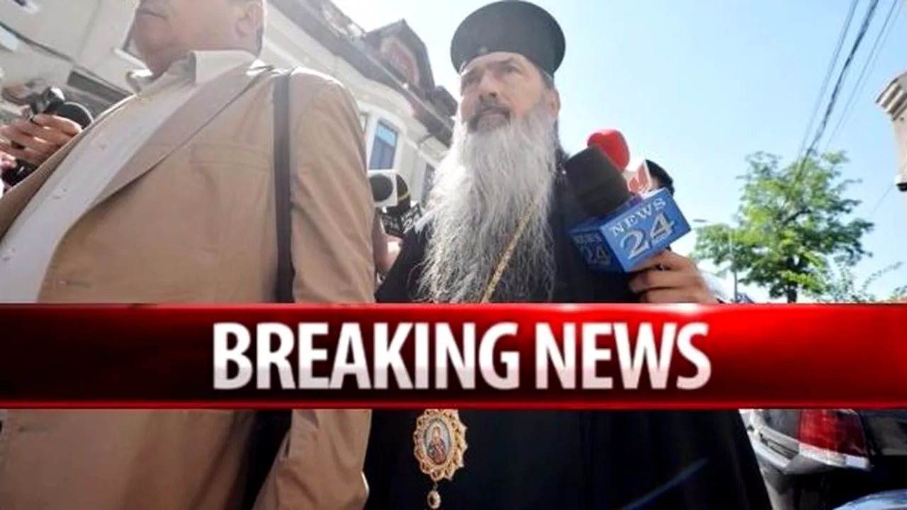 Premieră pentru Biserica Ortodoxă Română. DNA cere AREST la domiciliu pentru Arhiepiscopul Tomisului, ÎPS Teodosie