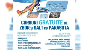 Aeroclubul României deschide înscrierile pentru cursuri gratuite de zbor în 2026