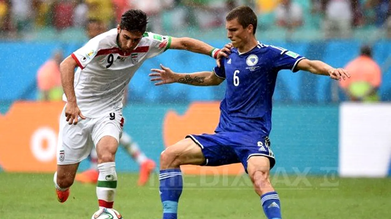 Bosnia-Herţegovina învinge Iran, scor 3-1, şi obţine prima victorie din istorie la Cupa Mondială