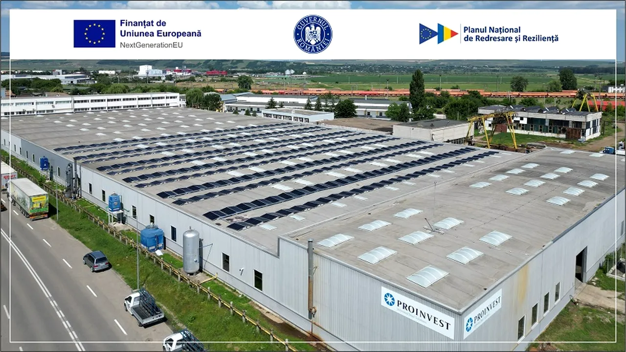Proinvest Group finalizează primul proiect de energie regenerabilă cu finanţare PNRR din România