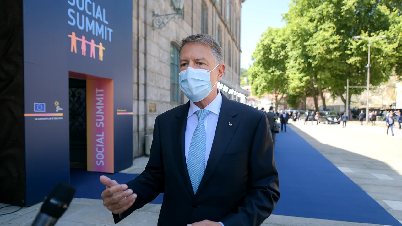 Summitul Social din Portugalia. Iohannis, îngrijorat de efectele pandemiei asupra structurii sociale