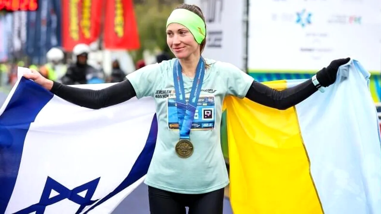 O refugiată ucraineană a câştigat maratonul de la Ierusalim. Aproximativ 25.000 de persoane au participat