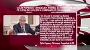 DECLARAŢIA ZILEI |  Călin Popescu Tăriceanu: E posibil să renunţăm la taxa de 2% pe cifra de afaceri a companiilor din energie