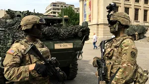 Trei soldaţi americani, prezenţi în România la Saber Guardian, au ajuns la spital din cauza caniculei. Unul dintre ei a leşinat