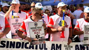 Protest la Ministerul Sănătății. Ambulanțierii acuză tăierea sporurilor și scăderea veniturilor