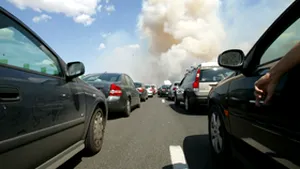 Vizibilitate redusă pe Autostrada Soarelui