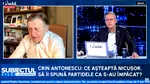 Crin Antonescu, despre criza politică: Cele două condiții pe care le-a fixat președintele i-au înjustat câmpul deciziei