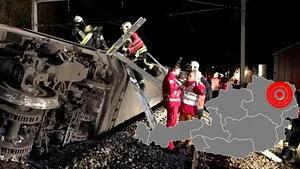 ACCIDENT feroviar în Austria: Două trenuri s-au ciocnit în apropiere de Viena. Cel puţin 20 de persoane au fost rănite, iar unele sunt în stare gravă | FOTO