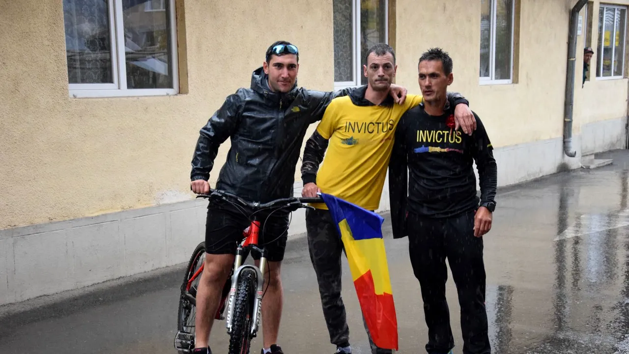 Ştafeta Veteranilor Invictus a ajuns la Alba şi va fi dusă la Deva de către un tânăr de 28 de ani | FOTO