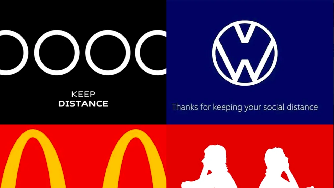 Lumea, aşa cum o ştiai, dispare. McDonald's, Coca-Cola, Audi, Kappa şi Volkswagen şi-au schimbat siglele ca să susţină izolarea