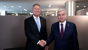 Iohannis, discuţii cu omologul din Kazahstan despre stimularea comerţului şi cooperarea energetică