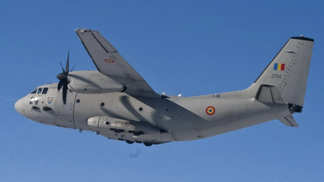 Misiune umanitară a Forțelor Aeriene Române: doi pacienți cu arsuri, transportați cu o aeronavă Spartan la Bruxelles