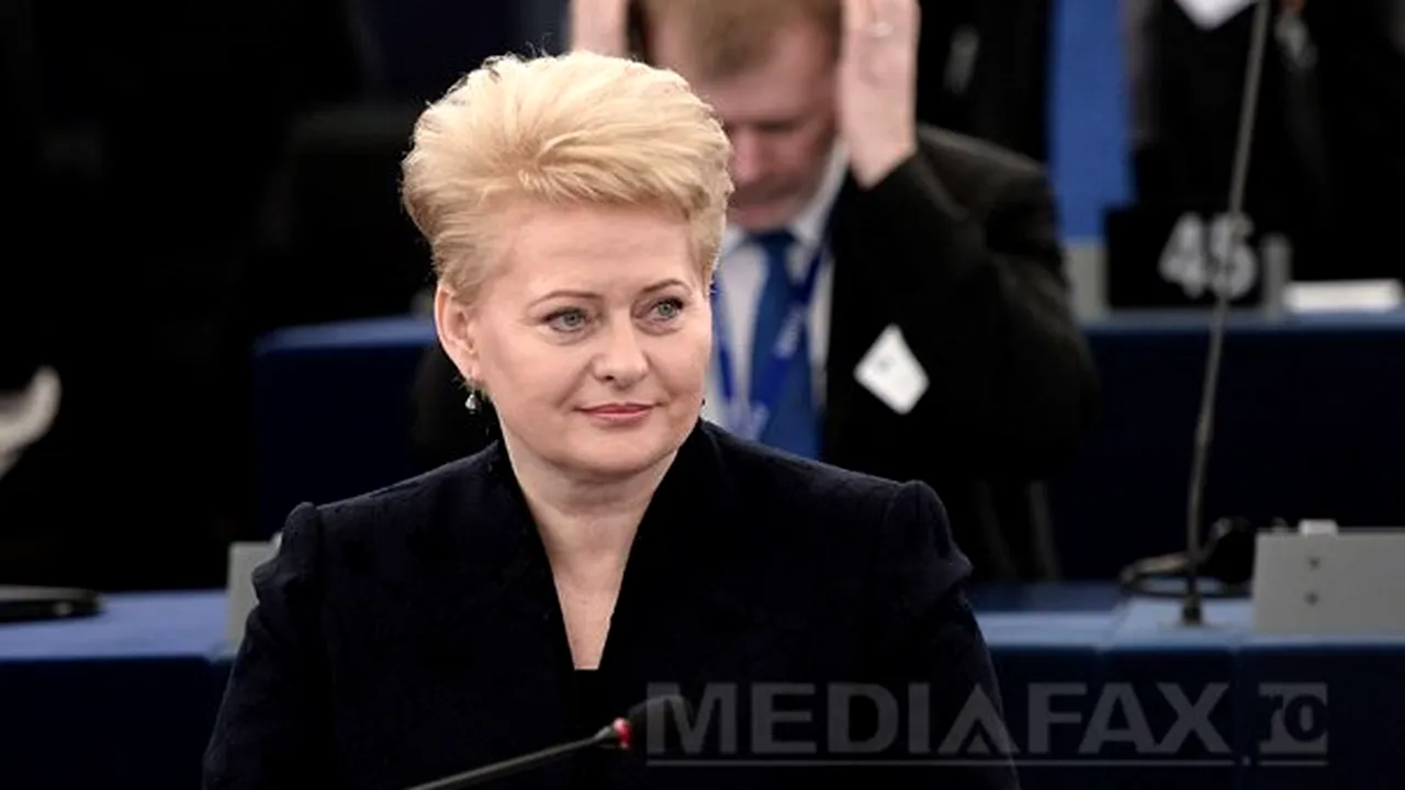 Preşedinta lituaniană avertizează cu privire la riscul unui 