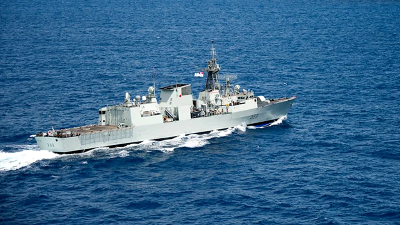 O fregată canadiană se va alătura forţelor NATO din Mediterana în contextul crizei din Ucraina