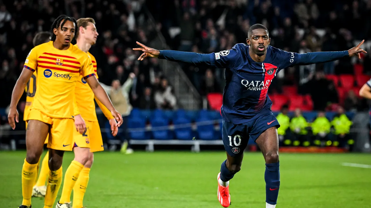 Ousmane Dembélé, provocat de fanii Barcelonei la sosirea autocarului PSG