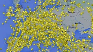 HARTA care arată cum OCOLESC avioanele spaţiul aerian al Ucrainei după tragedia aviatică - FOTO