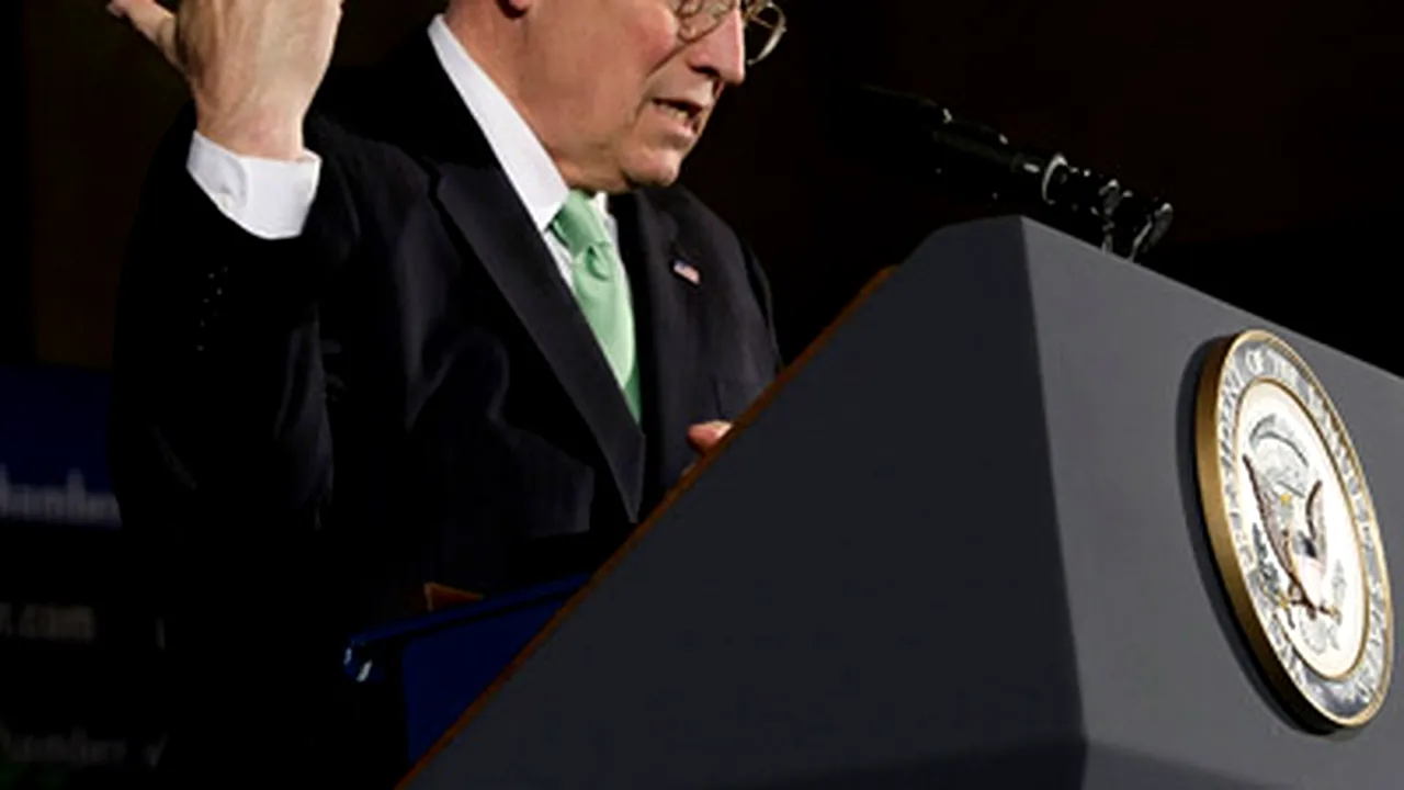 Dick Cheney apără politicile antiteroriste ale SUA