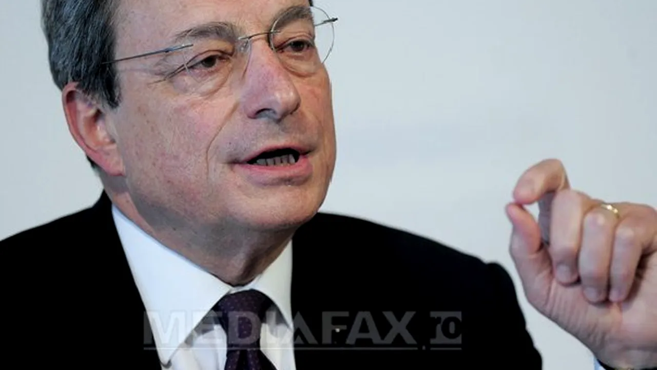 Draghi: Programul BCE de relaxare monetară este eficient, inflaţia va accelera pe termen mediu