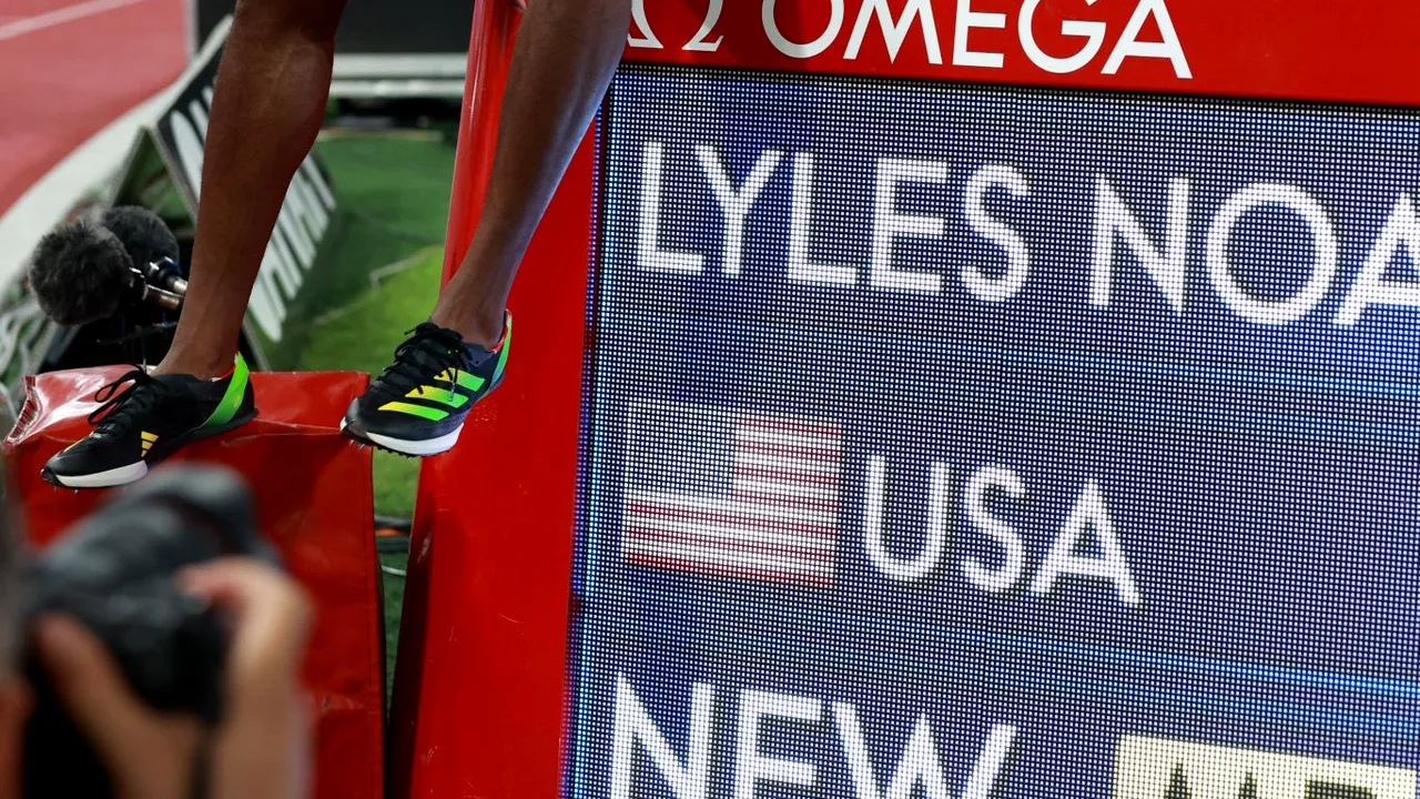 Sprinterul american Noah Lyles e noul campion mondial al probei de 100 de metri 