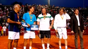 Năstase, Pavel, Bahrami şi Panatta au încântat publicul bucureştean cu un meci demonstrativ - FOTO