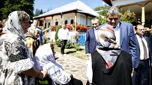 Marcel Ciolacu, la finalul slujbei de la Mănăstirea Văratic: nu are nici o legătură cu candidatura