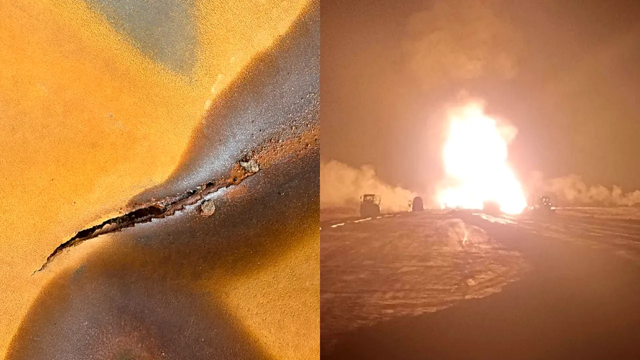 Cauza exploziei de pe Autostrada Moldovei: Fisură în ţeavă - surse