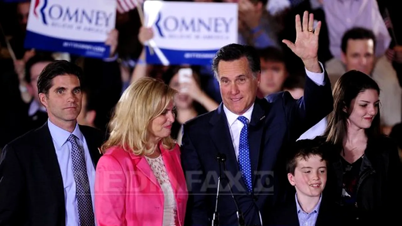 Mitt Romney a câştigat alegerile primare din Maryland, Washington şi Wisconsin