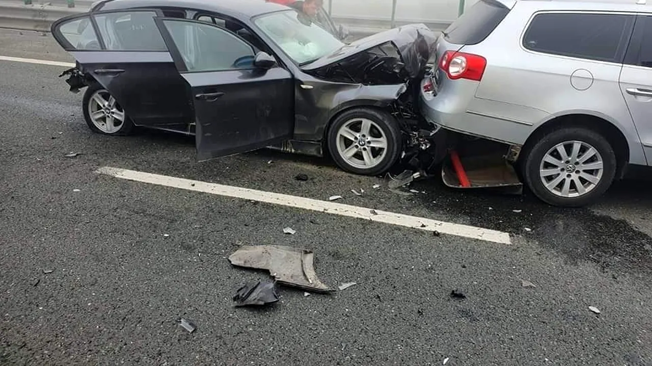 Accident la Ciorogârla. Circulaţie îngreunată pe Autostrada Bucureşti-Piteşti 