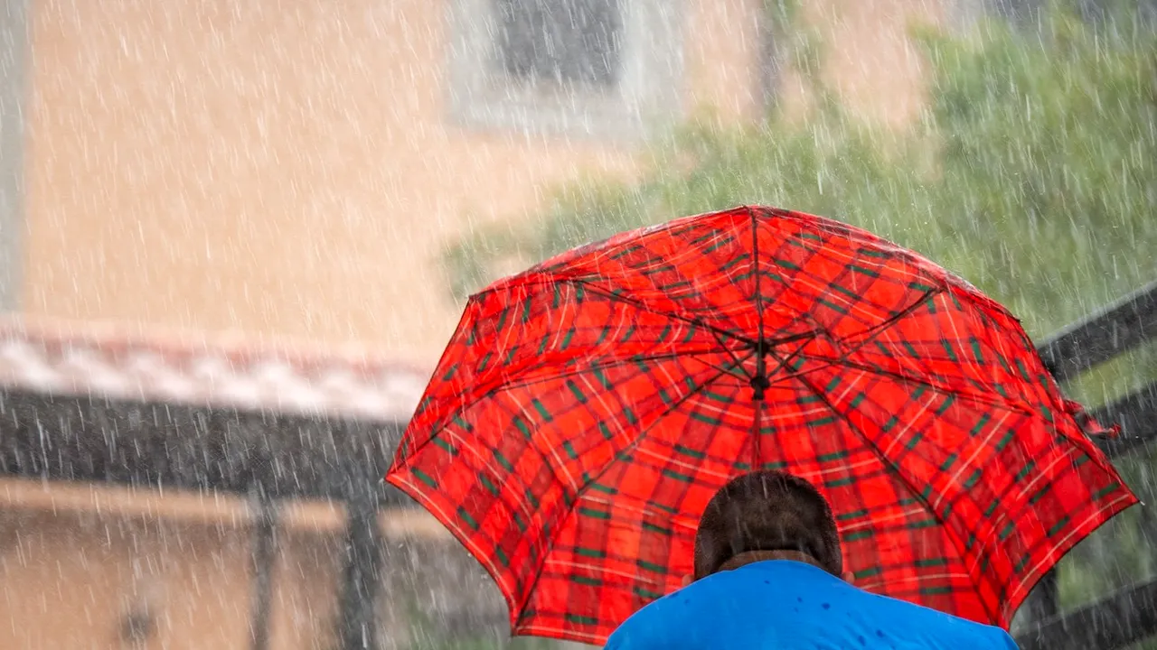 METEO Cod portocaliu de ploi abundente până vineri seara