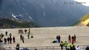 Elicopter scăpat de sub control în timp încerca aterizarea pe o pistă din Himalaya
